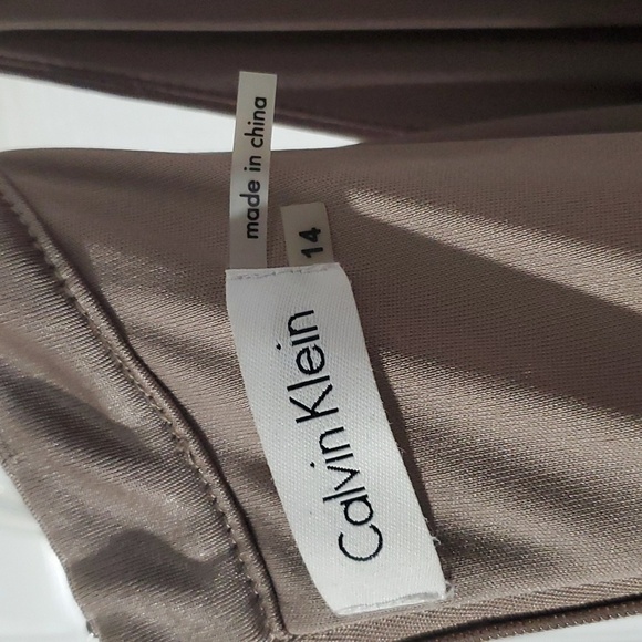 NEW Calvin Klein Wedding Party Mother of Bride Maxi Dress Size 14 - Picture 13 of 16